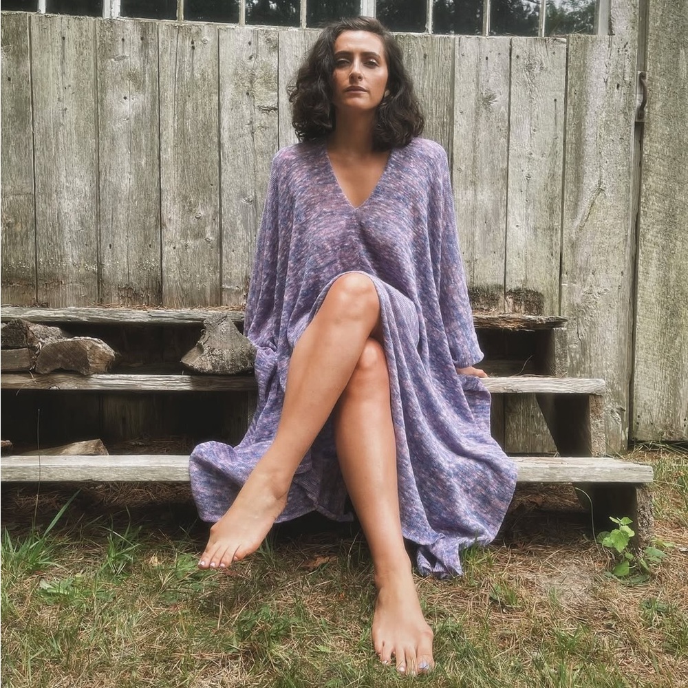NWT Isobel & Cleo Hand Knit Flow Kaftan - Picture 10 of 11